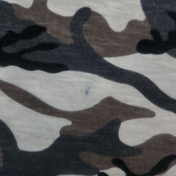 Camouflage Flutter Sleeve Blouse Unbranded Army Green‎ Size Large - Picture 6 of 9